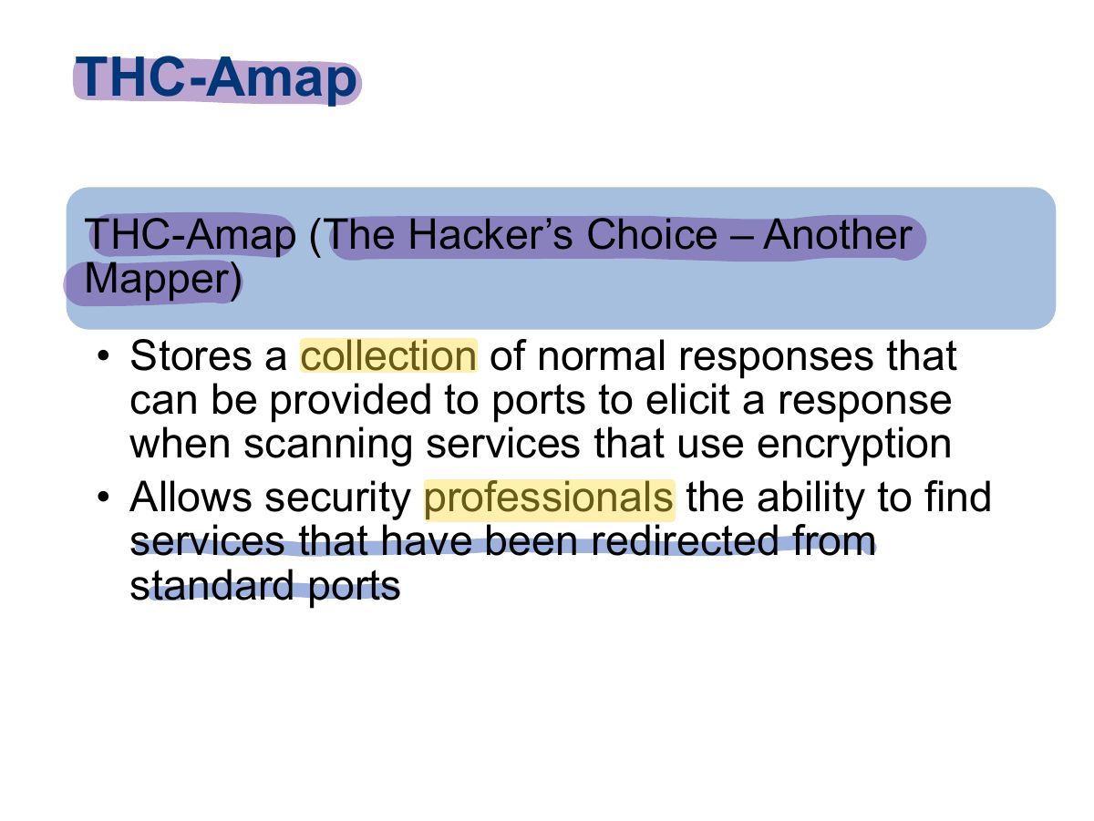 Slide 40: THC-Amap