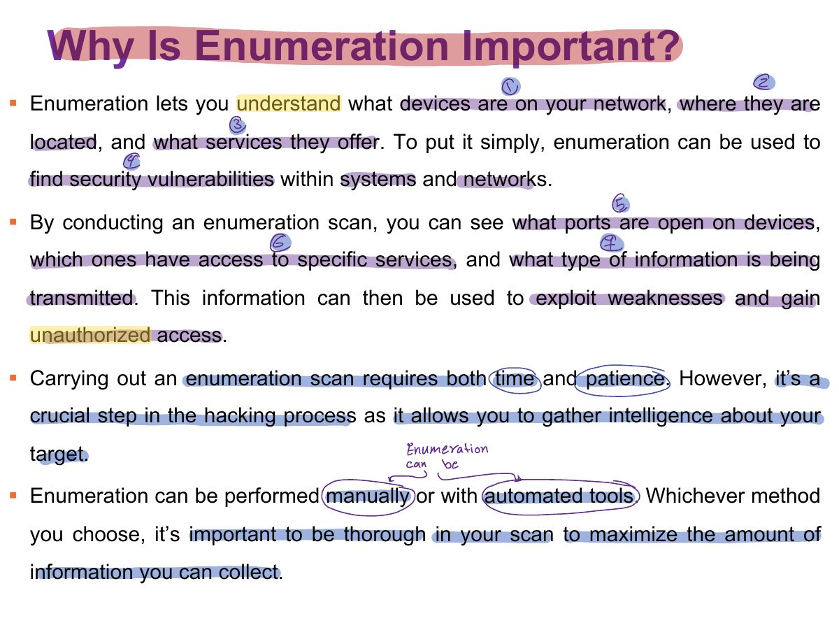Slide 5: Why Is Enumeration Important?