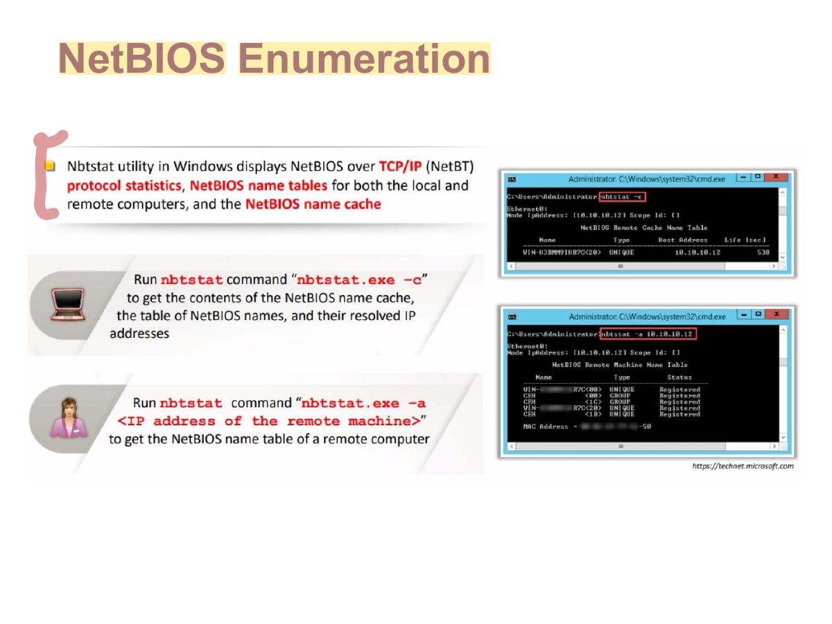 Slide 12: NetBIOS Enumeration