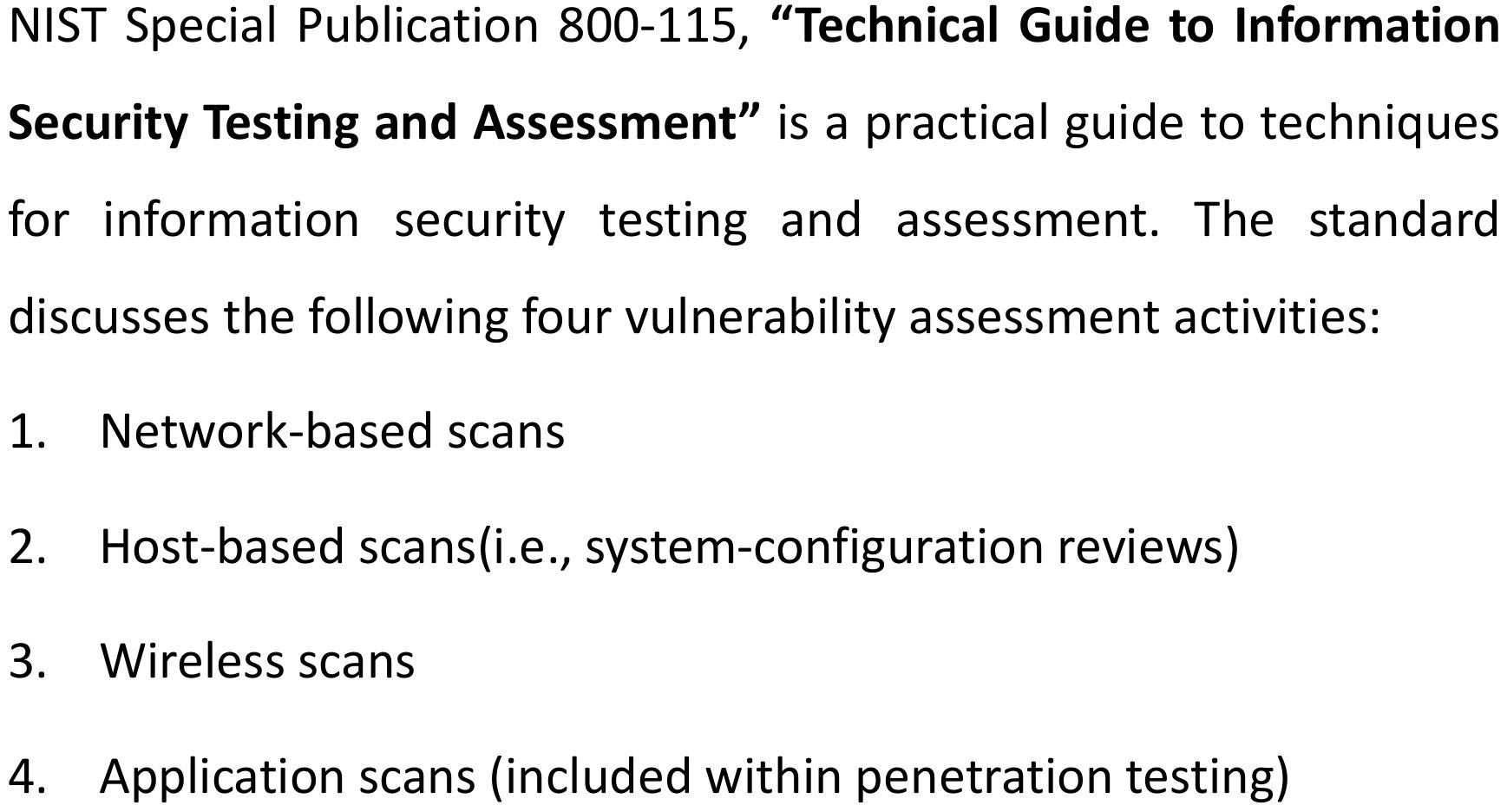 Types of Vulnerability Assessments