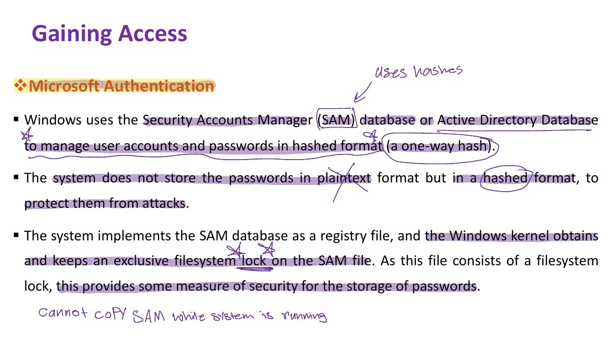 Slide 3: Gaining Access