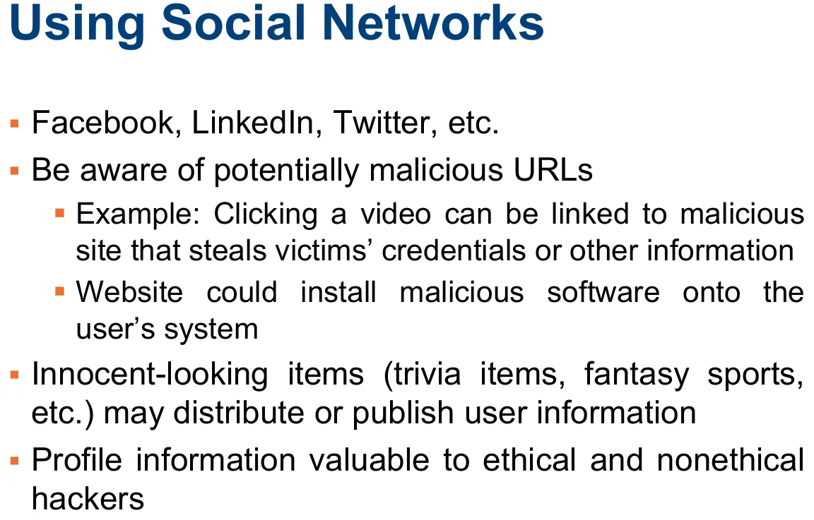 Using social networks for information gathering.