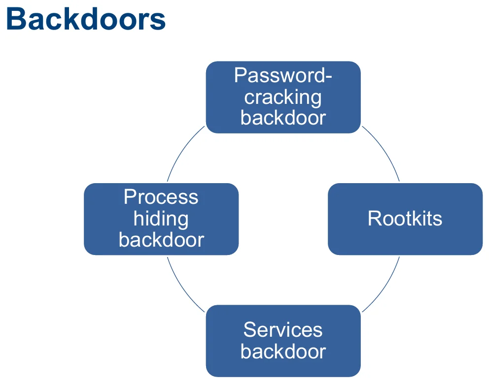 Backdoors.