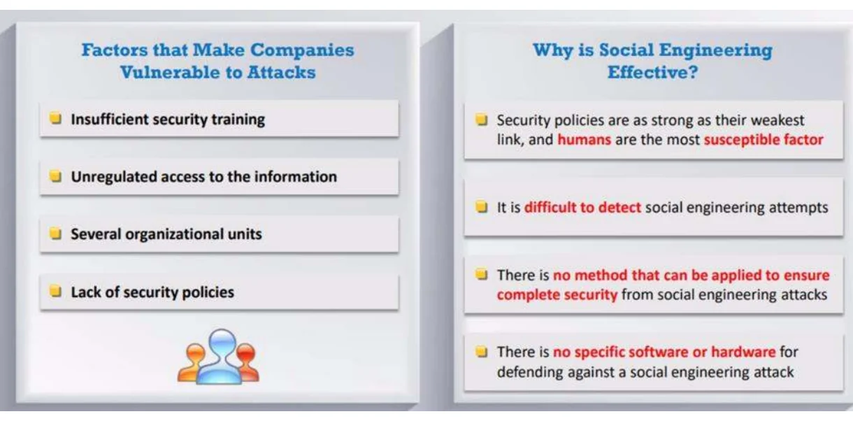 The factors that make companies vulnerable.