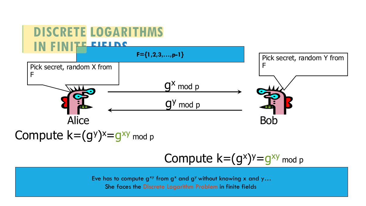 Slide 18: DISCRETE LOGARITHMS IN FINITE FIELDS