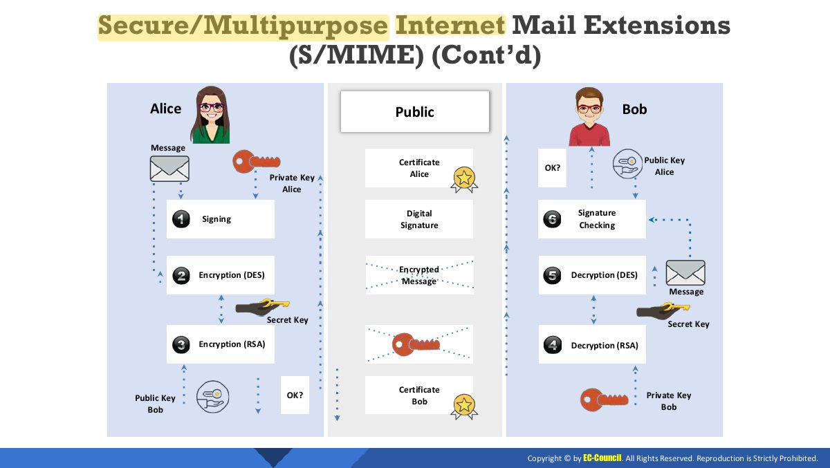 Slide 19: Secure/Multipurpose Internet Mail Extensions (S/MIME) (Cont’d)