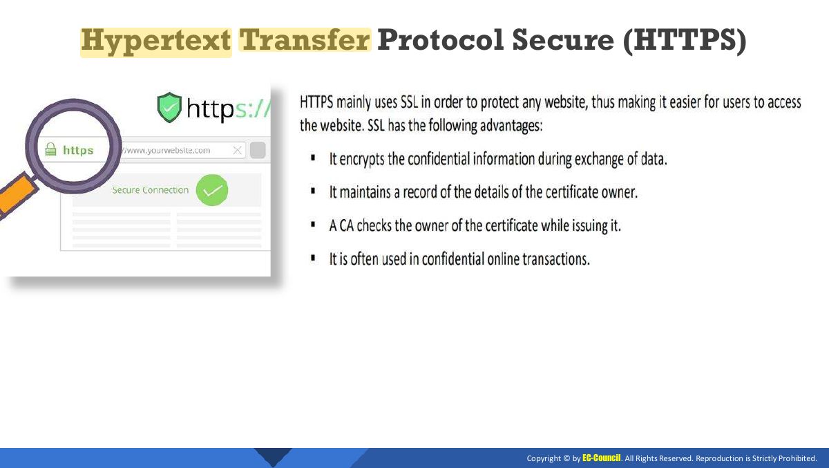 Slide 23: Hypertext Transfer Protocol Secure (HTTPS)