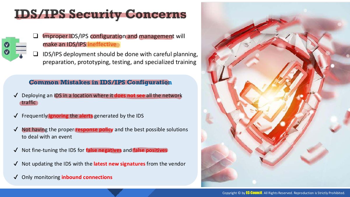 Slide 8: IDS/IPS Security Concerns