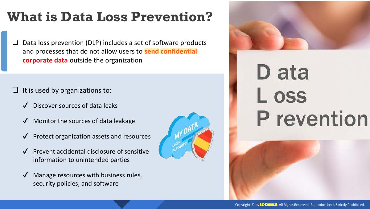 Slide 45: What is Data Loss Prevention?