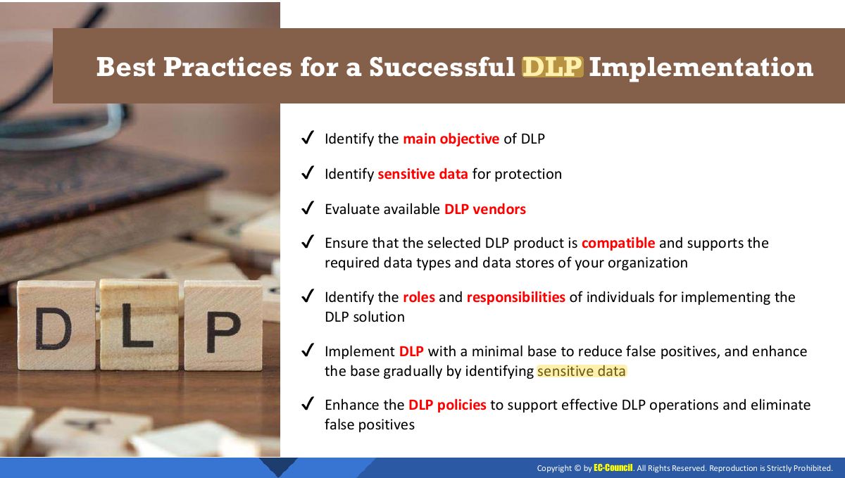Slide 49: Best Practices for a Successful DLP Implementation