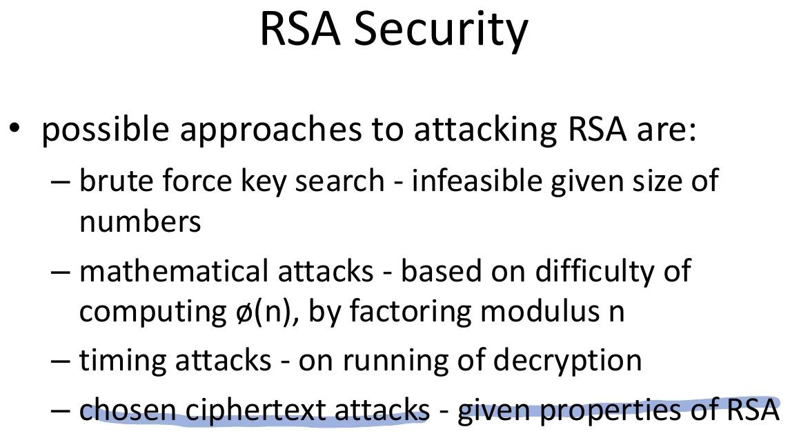 RSA security.