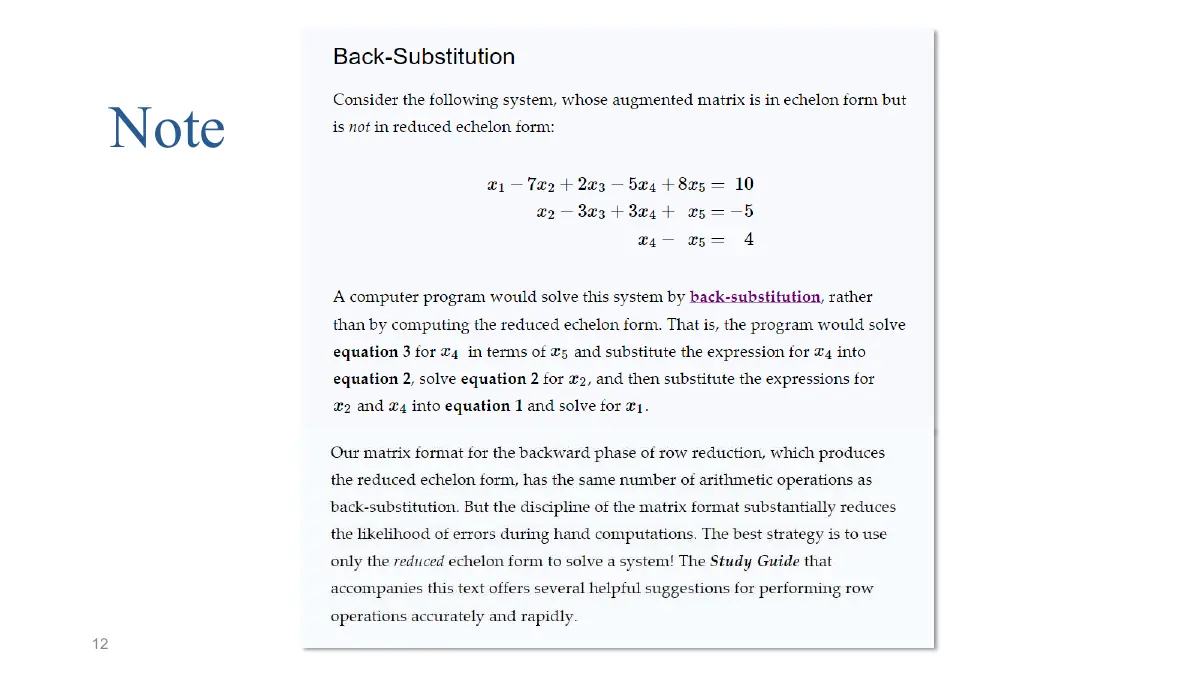 Slide 12: Note
