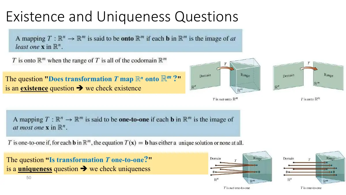 Slide 25: Existence and Uniqueness Questions