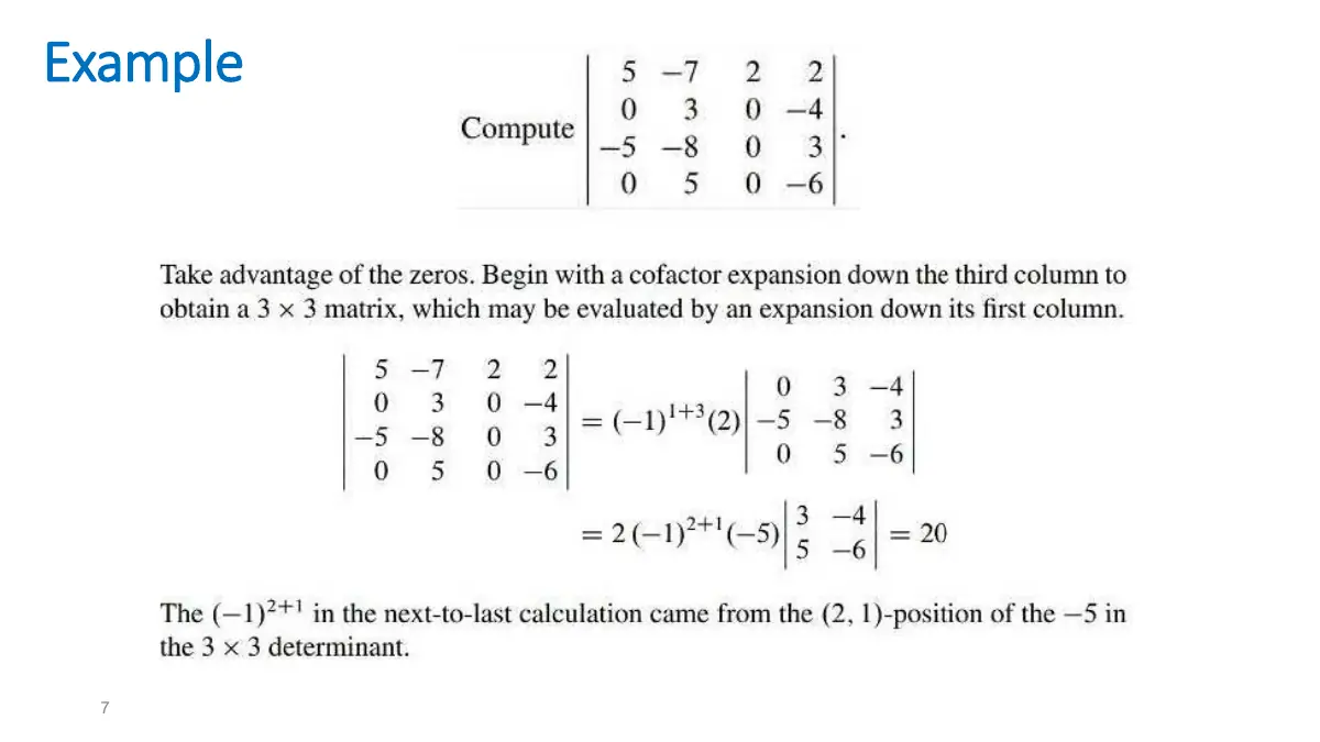 Slide 7: Example