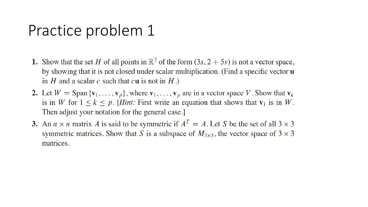 Slide 27: Practice problem 1
