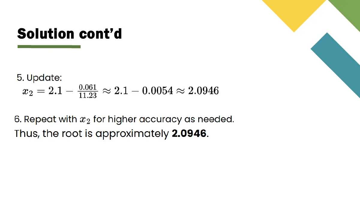 Slide 7: Solution cont’d