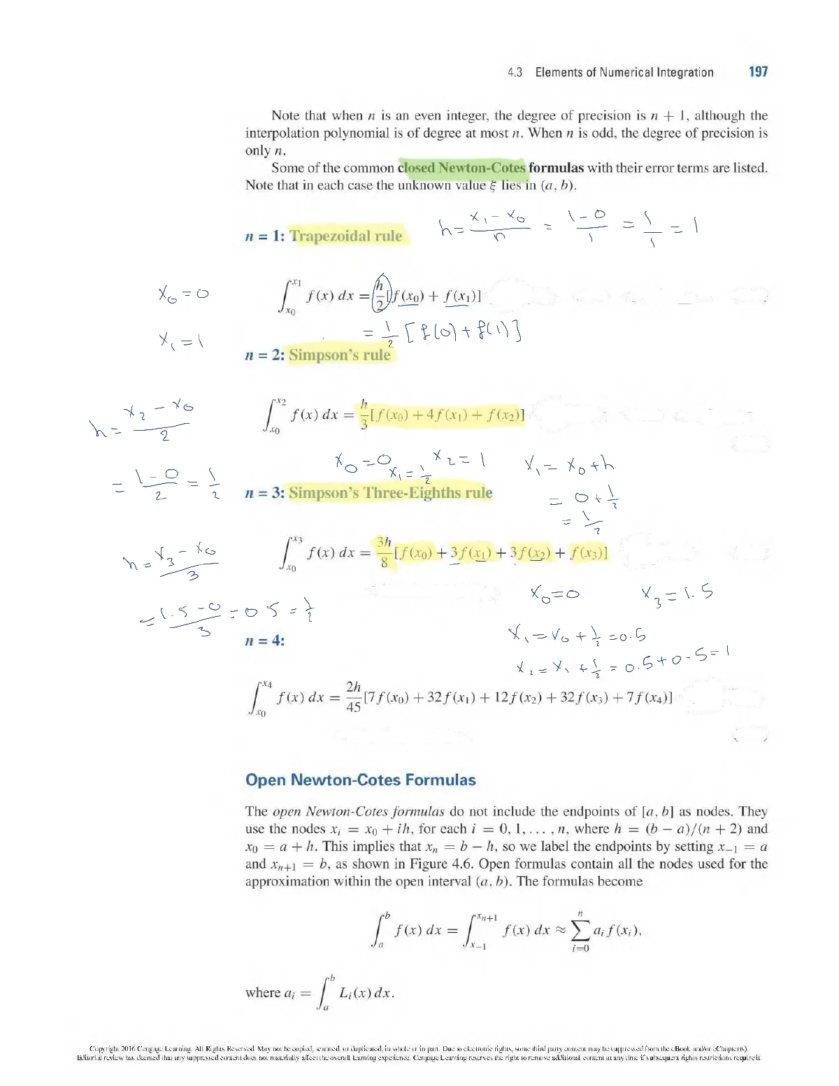 Slide 3: 4.3 Elements of Numerical Integration 197