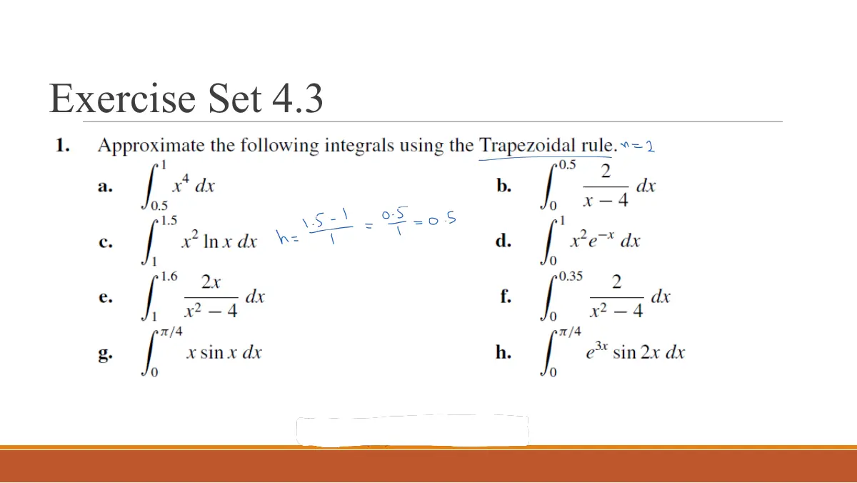 Slide 5: Exercise Set 4.3