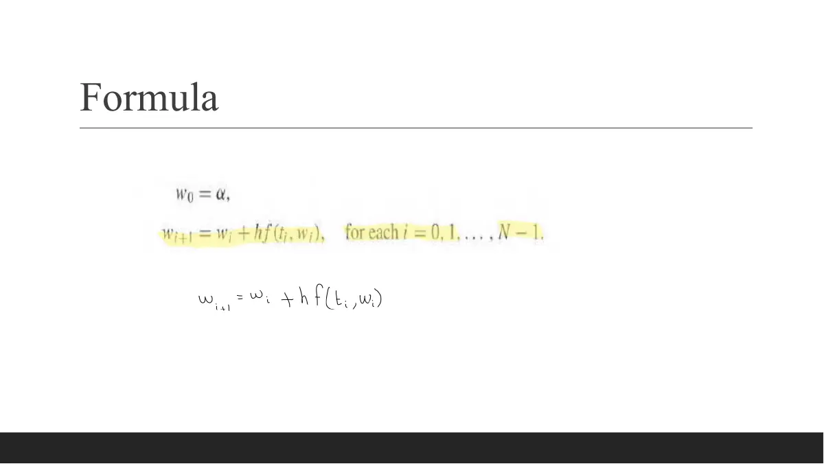 Slide 2: Formula