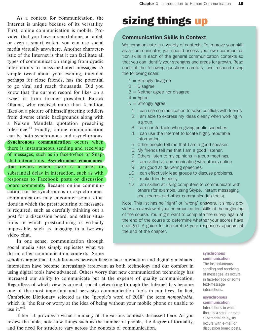 Sizing things up: the communication competence checklist.
