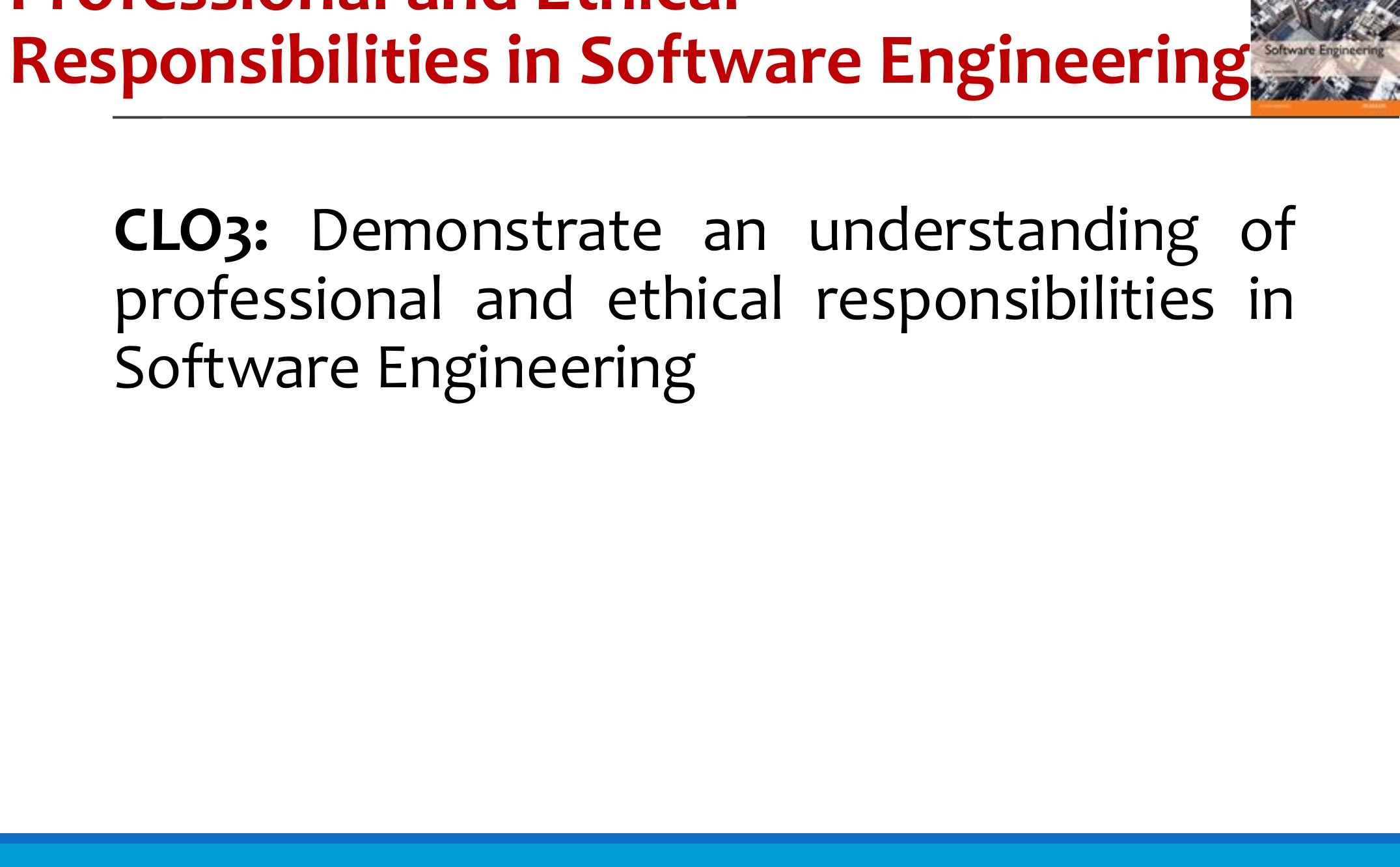 Professional and Ethical Responsibilities in Software Engineering