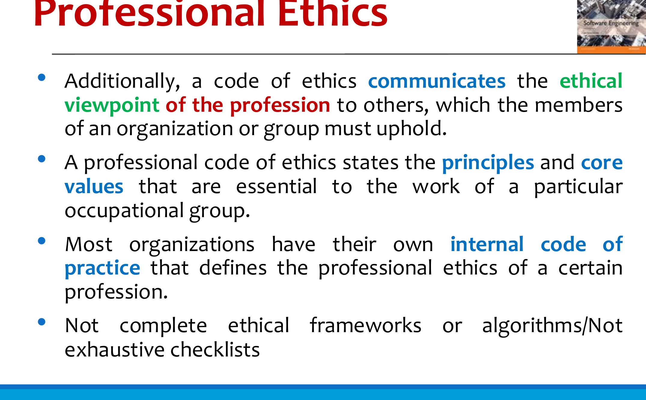 Professional Ethics