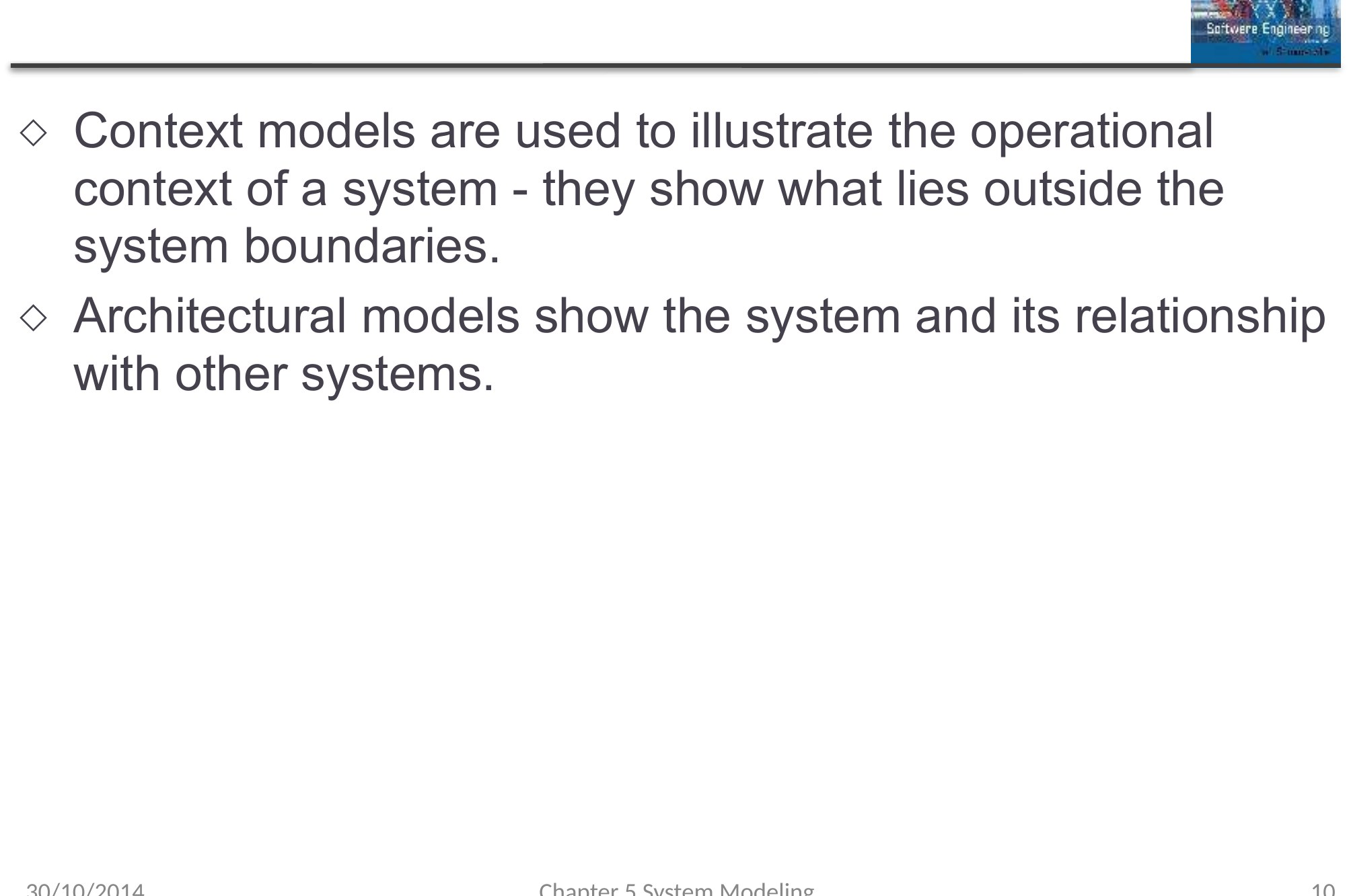 Context models