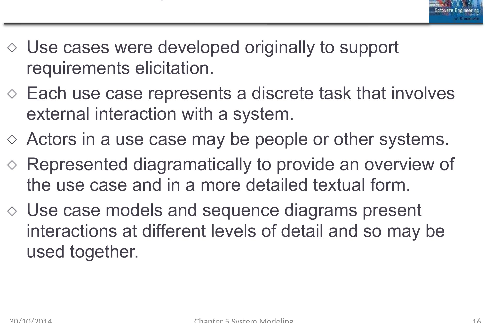 Use case modeling