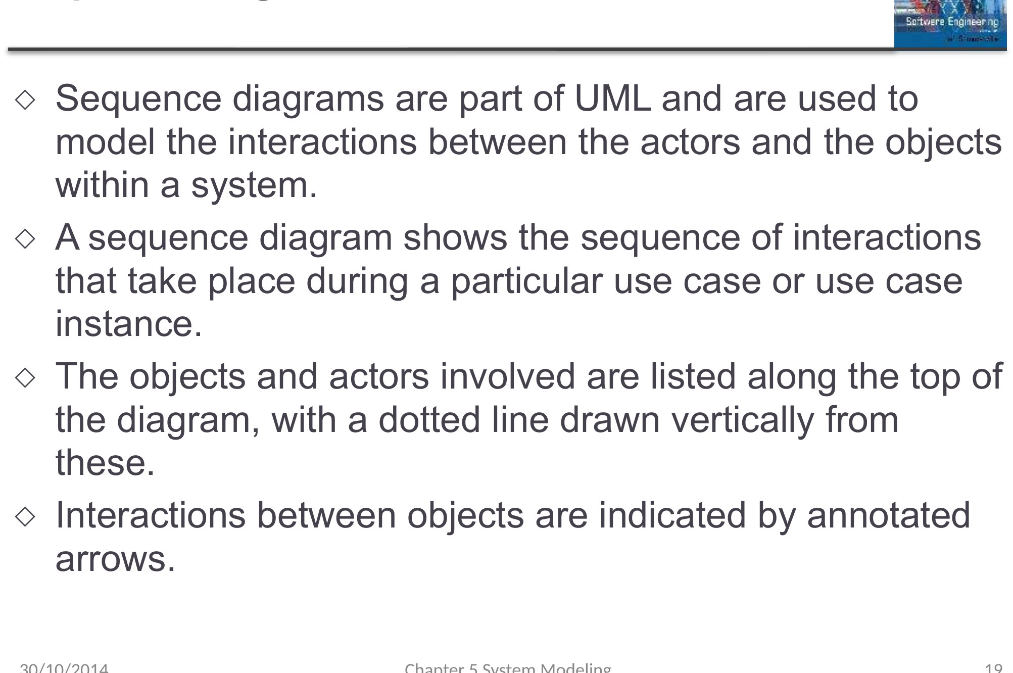 Sequence diagrams