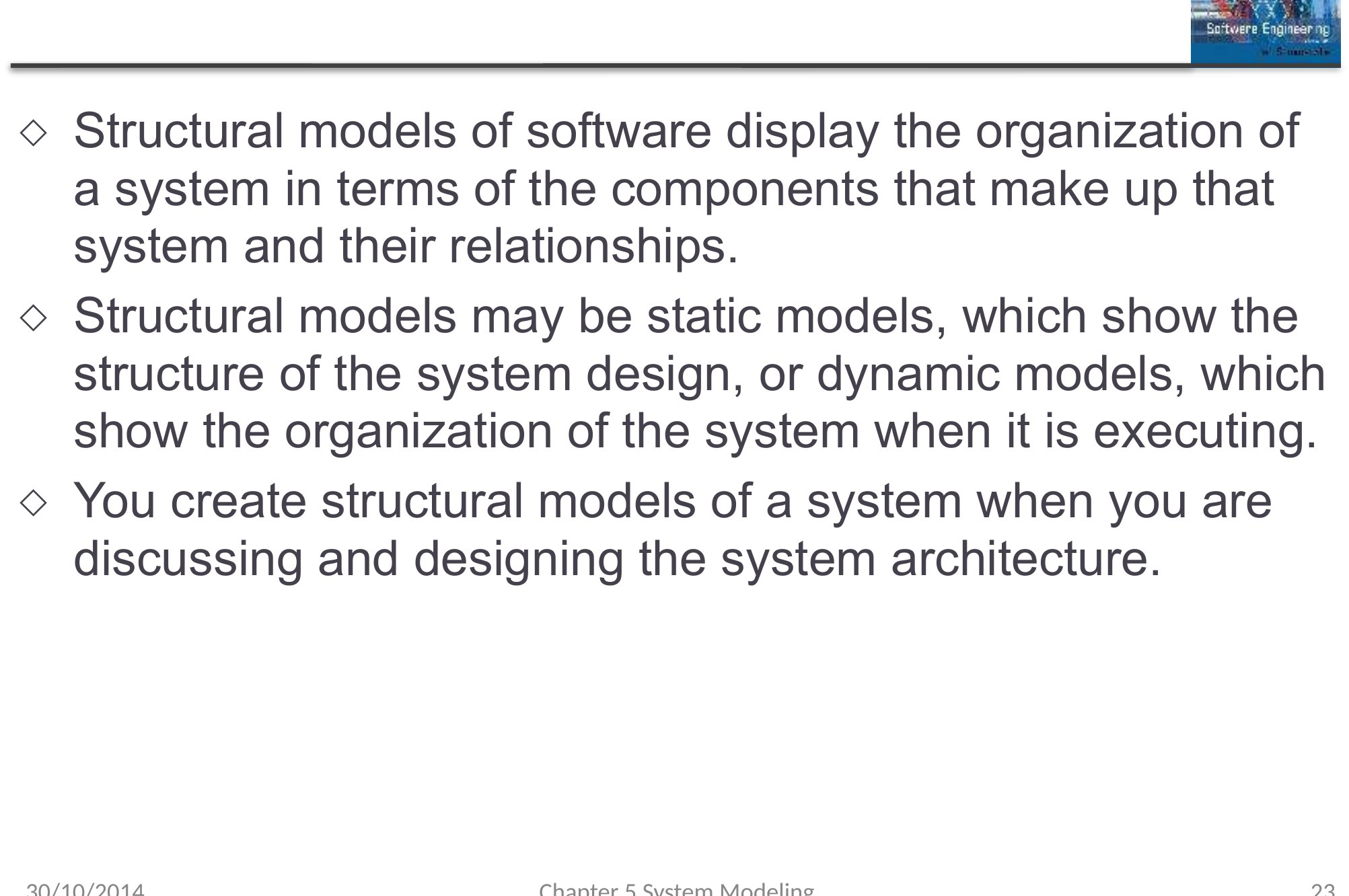 Structural models