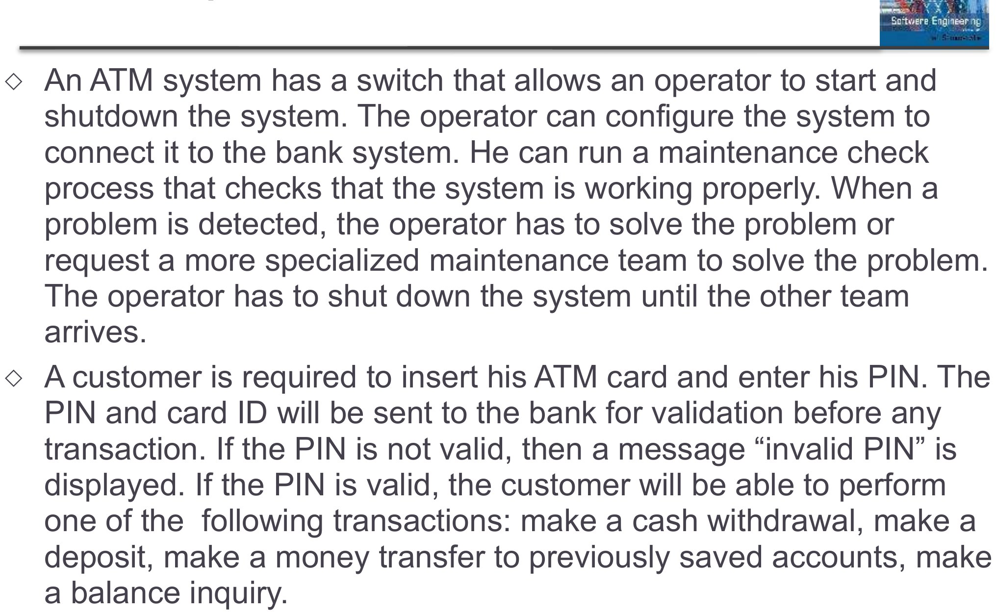 ATM Example