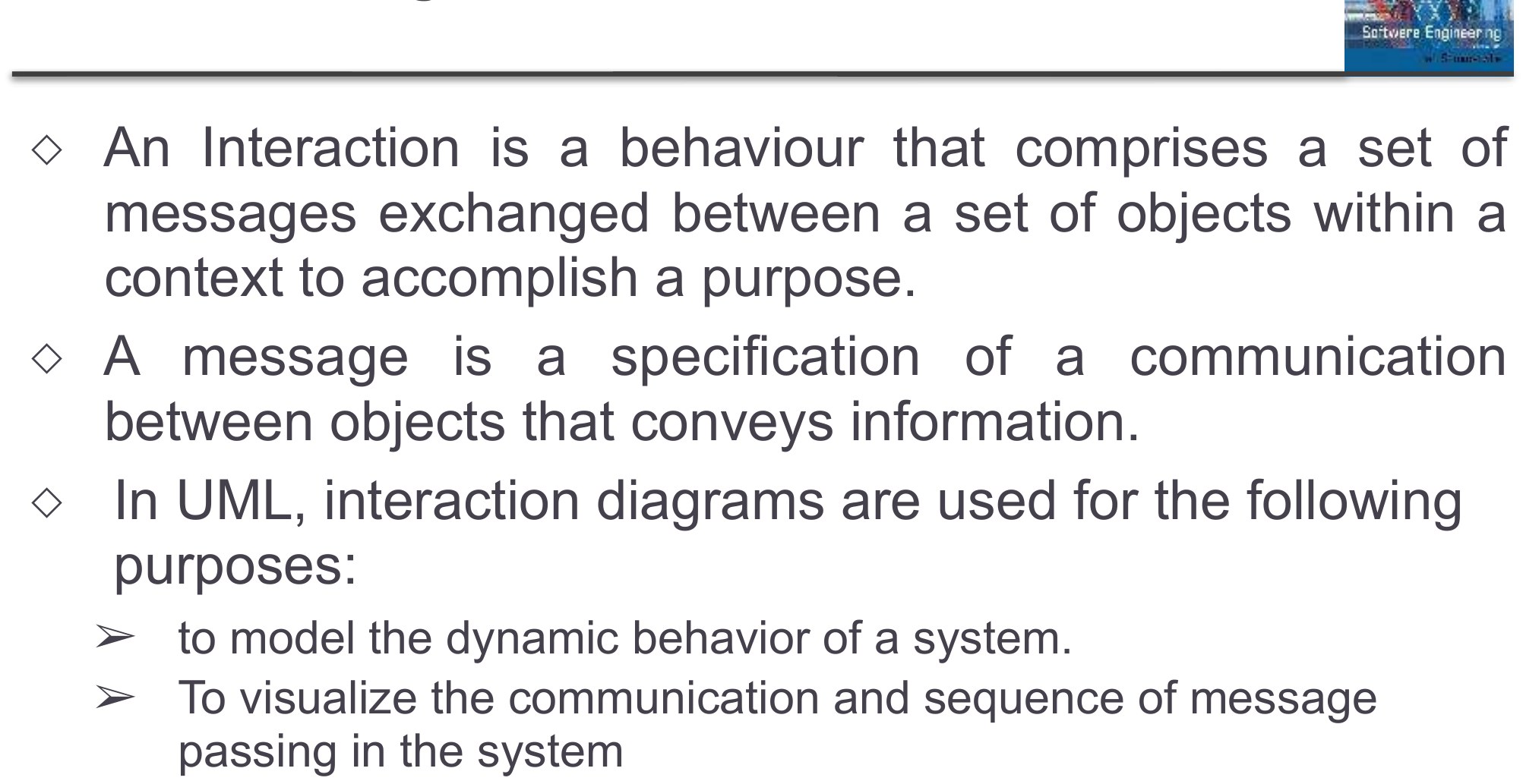 Interaction Diagrams