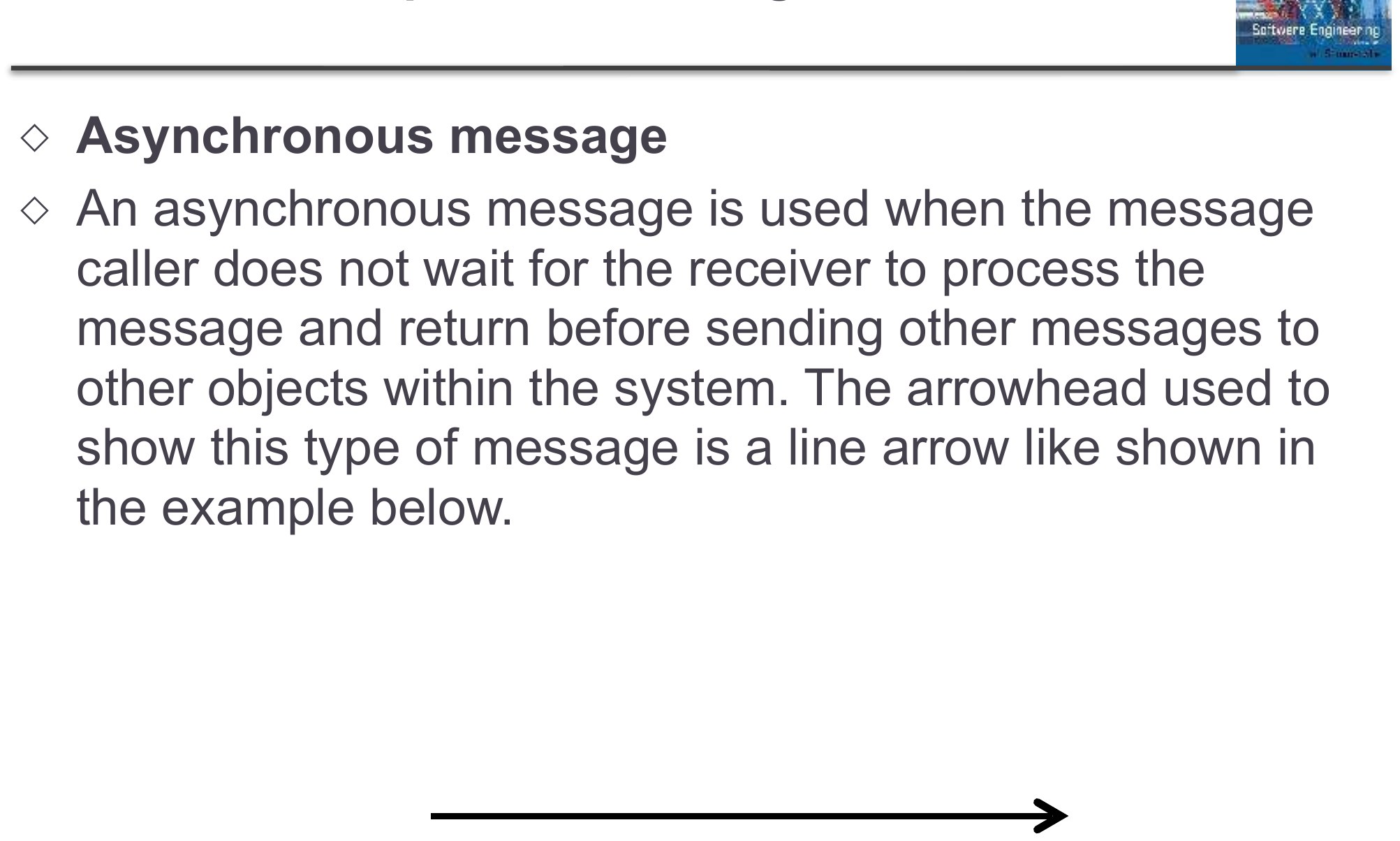 Elements of Sequence Message Arrows