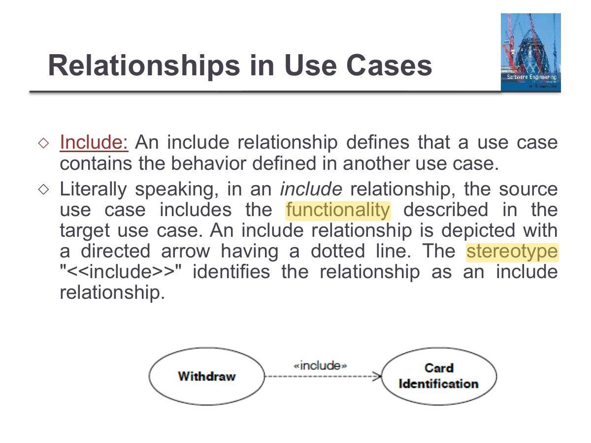 Slide 36: Relationships in Use Cases