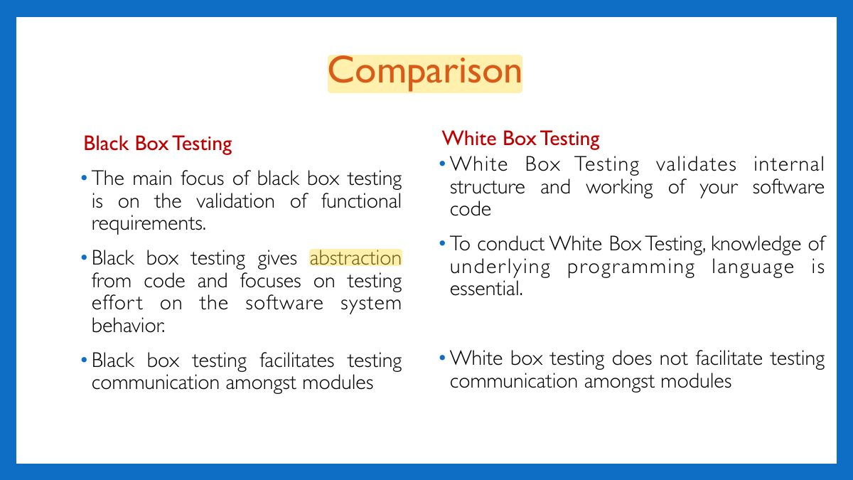 Slide 47: Comparison