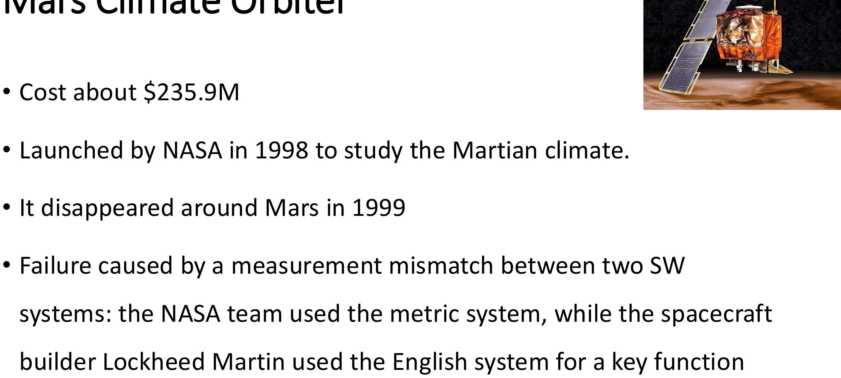 Mars Climate Orbiter