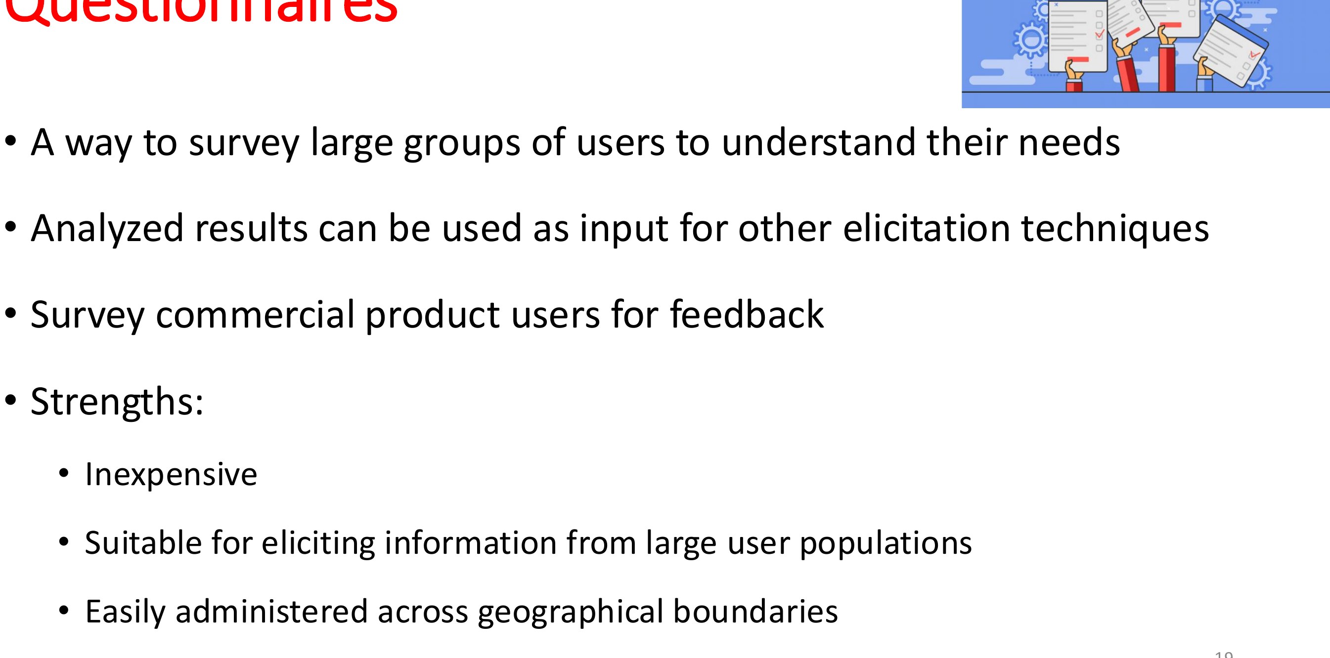 Questionnaires