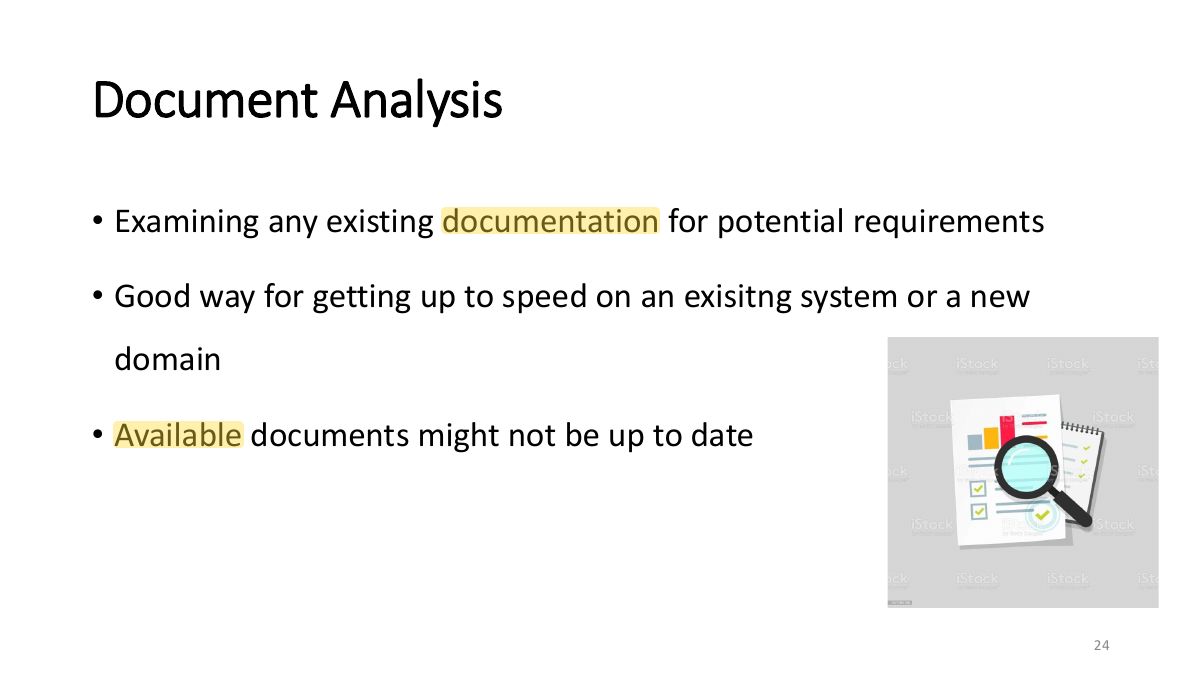Slide 24: Document Analysis