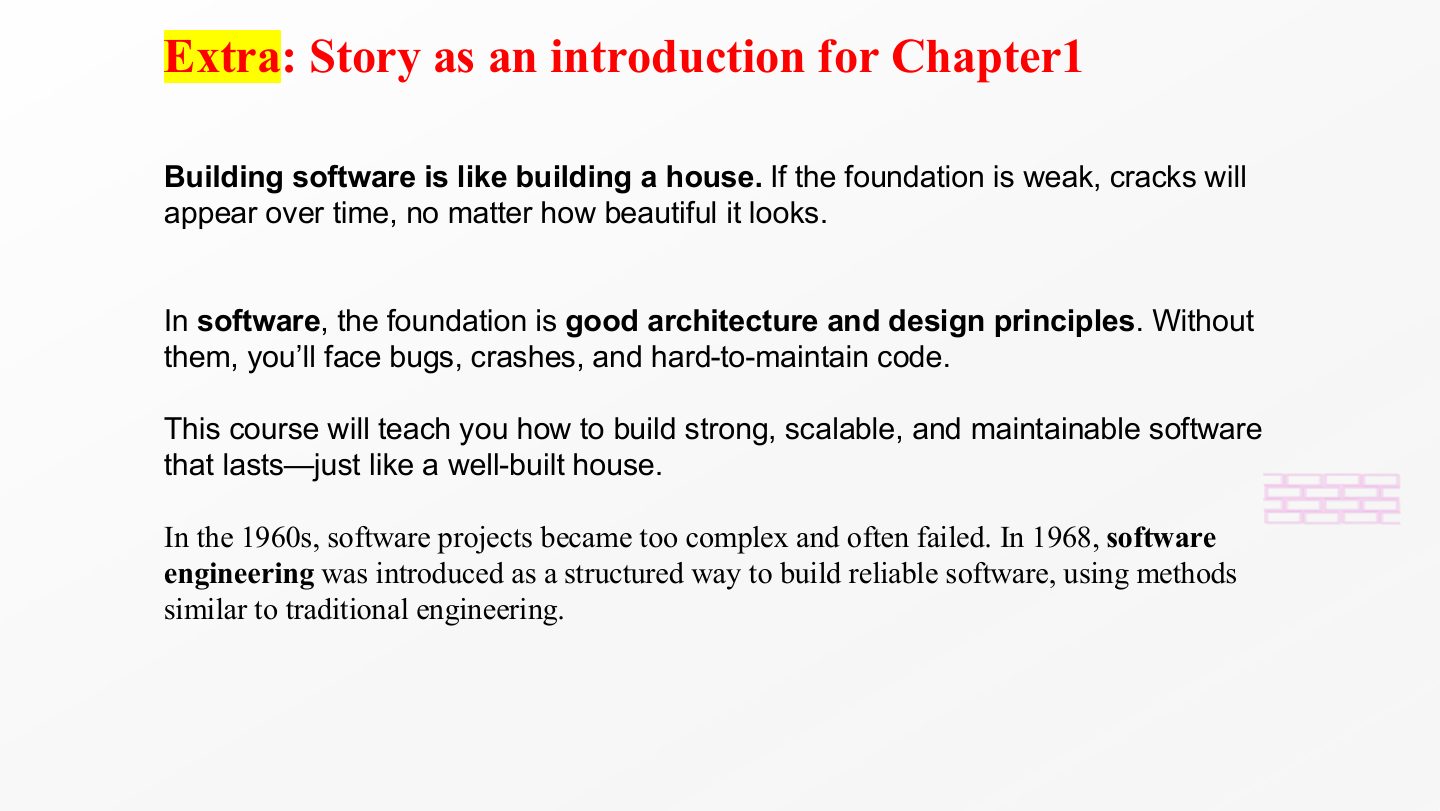 Slide 2: Extra: Story as an introduction for Chapter1