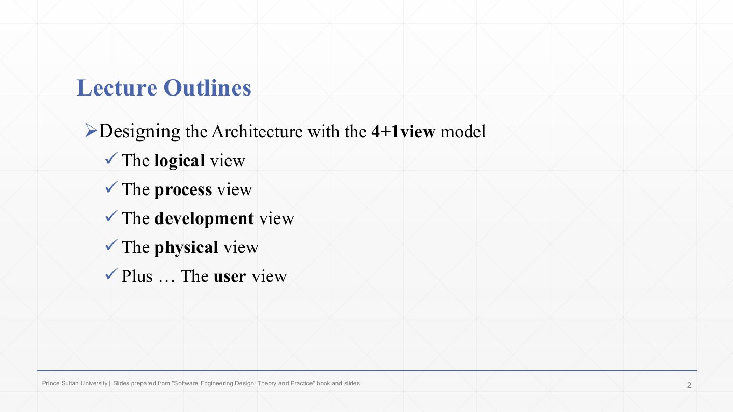 Slide 2: Lecture Outlines