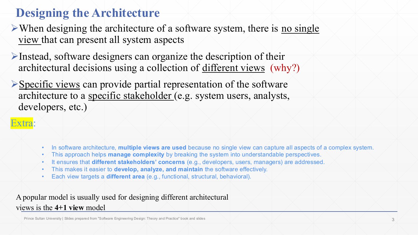 Slide 3: Designing the Architecture