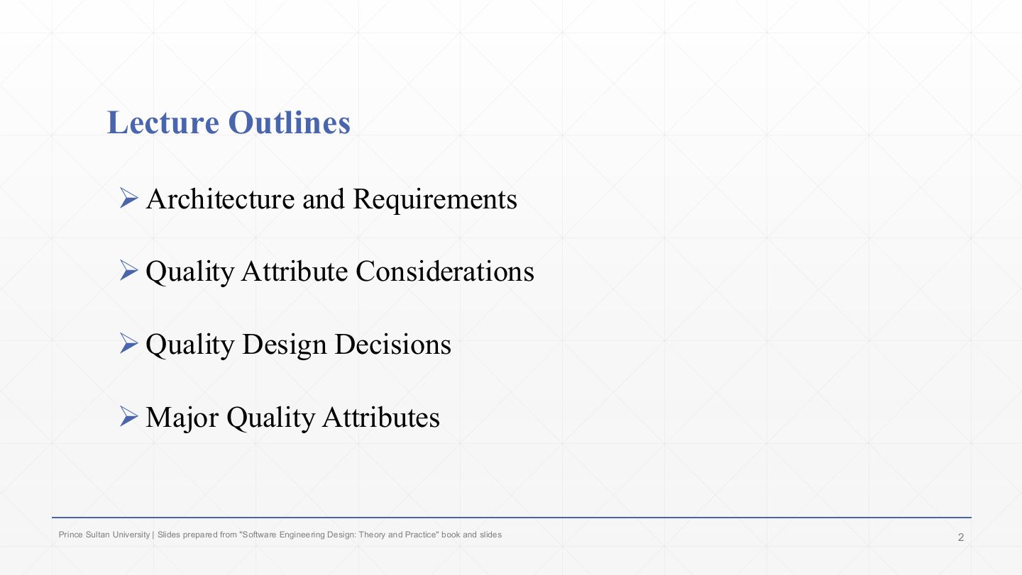 Slide 2: Lecture Outlines