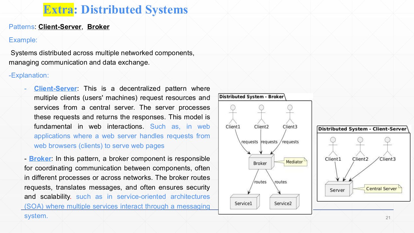 Slide 21: Extra: Distributed Systems