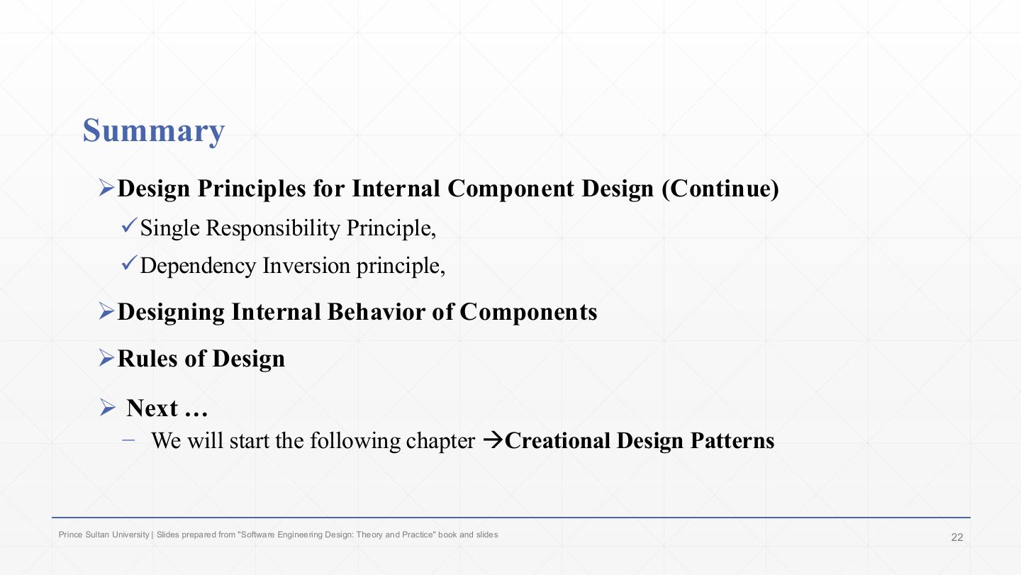 Slide 22: Summary