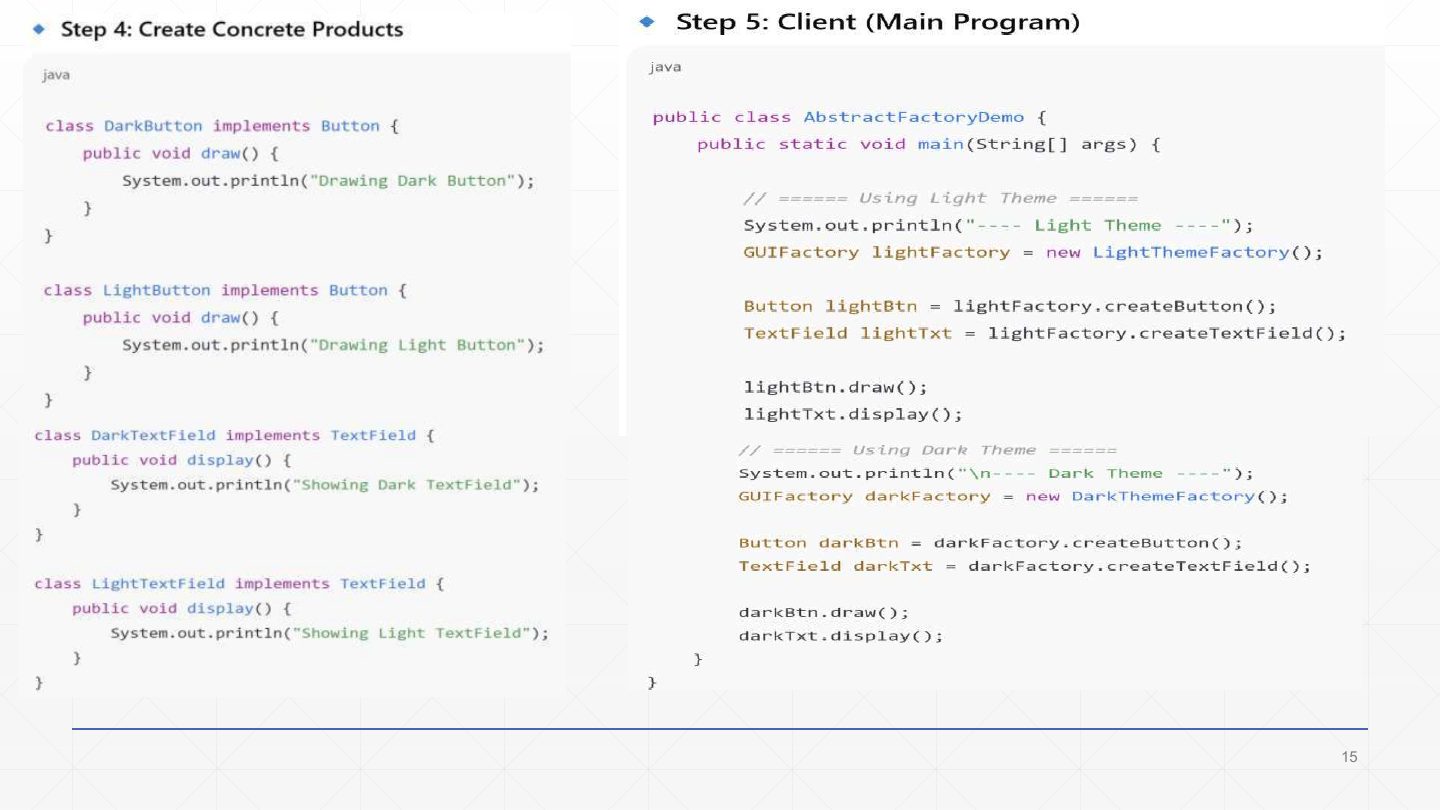Slide 14: Extra: Theme example code, steps 4–5