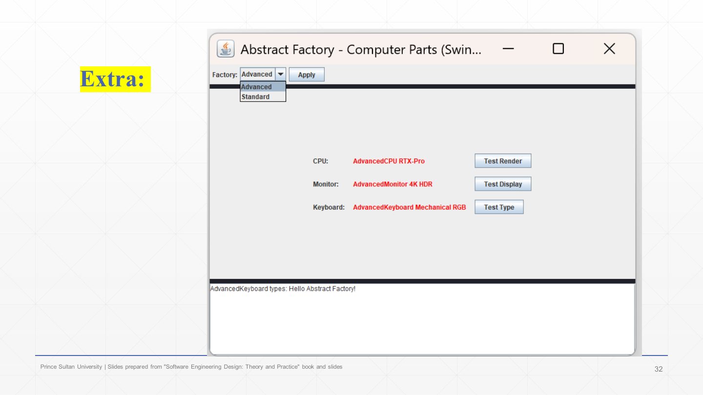 Slide 31: Extra: The computer-parts demo running