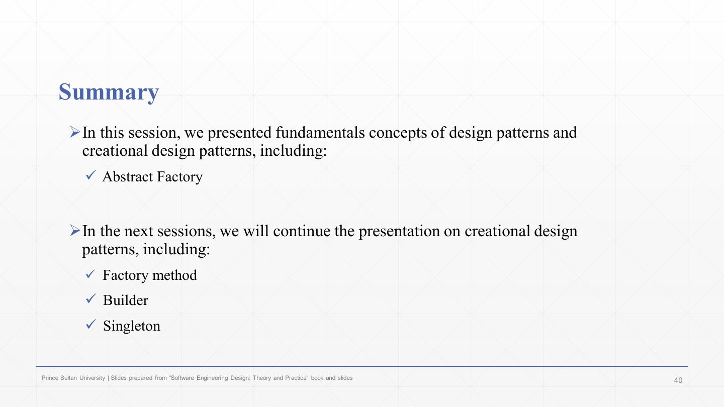 Slide 39: Summary