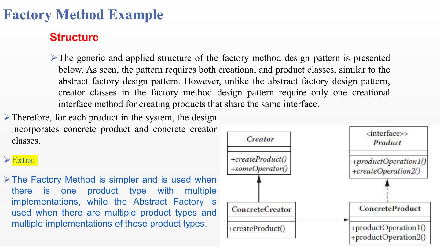Slide 4: Factory Method Example