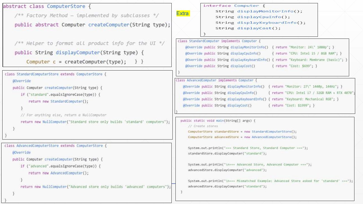 Slide 13: Extra: The computer store in Java