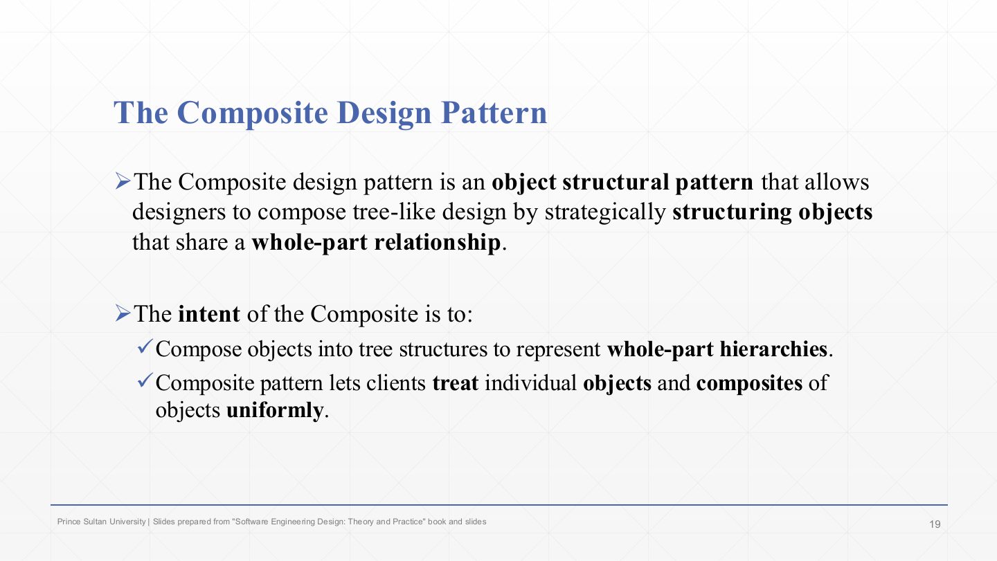 Slide 17: The Composite Design Pattern